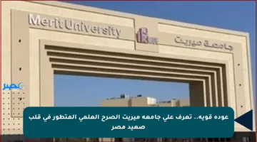 عودة قوية.. تعرف على جامعة ميريت الصرح العلمي المتطور في قلب صعيد مصر